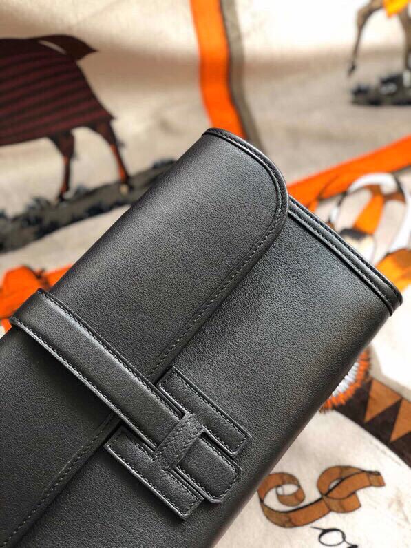 에르메스 지제 엘란29 블랙 스위프트 송아지가죽 내부 양가죽